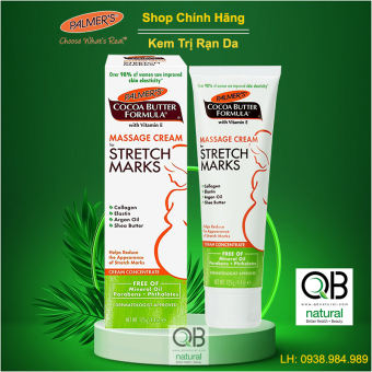 Kem Chống Rạn Da Palmer, Chống Rạn Da Palmer's Cocoa  Butter USA, Cho Bà Bầu Trước và Sau Sinh - Palmers Massage Cream For Stretch Marks