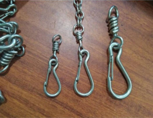 Khóa cổ chó inox 304, móc khóa inox