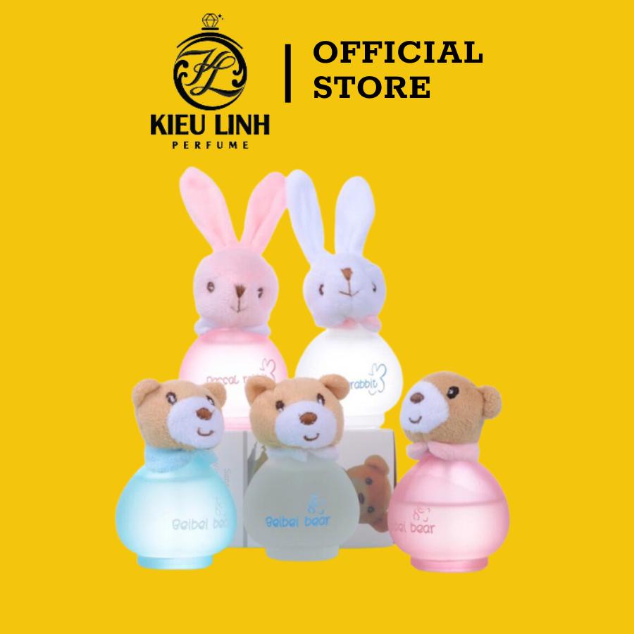 Nước hoa gấu thỏ beibei bear hương thơm dành cho nữ