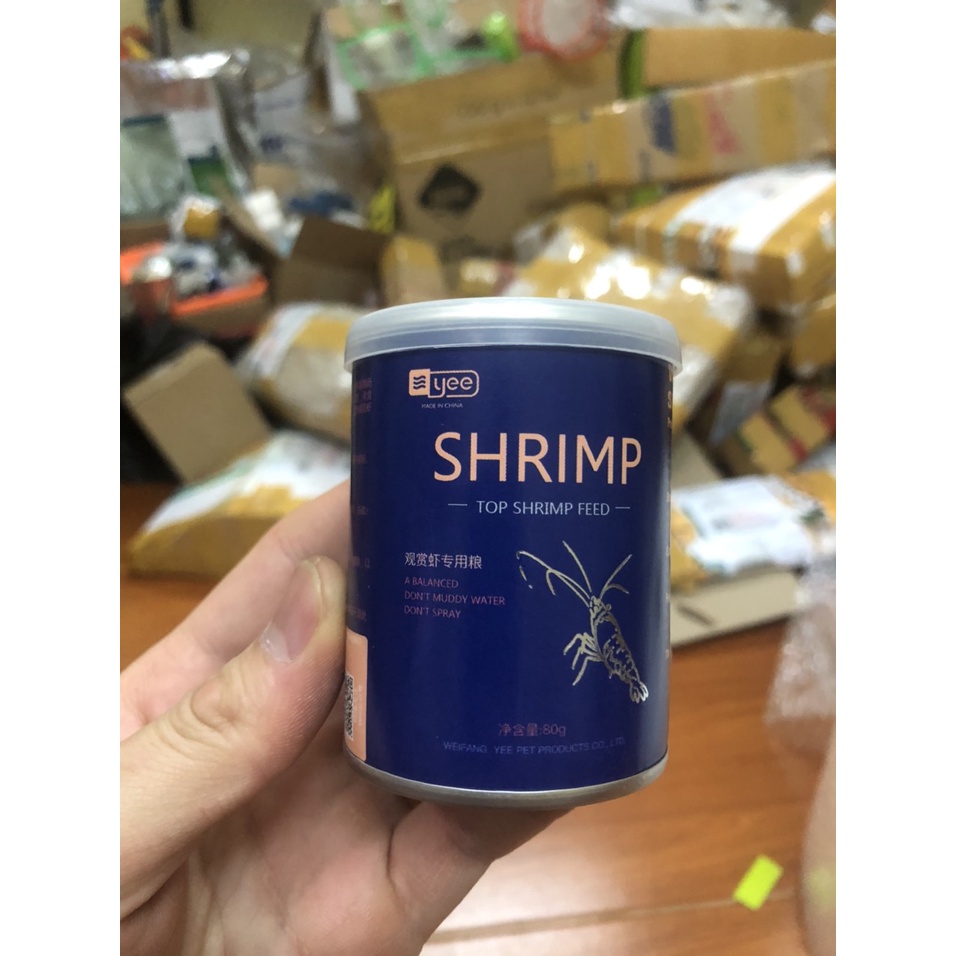 Thức ăn cho tép cảnh hộp 150ml- Cám tép chuyên dụng giúp phát triển mạnh dễ lột vỏ