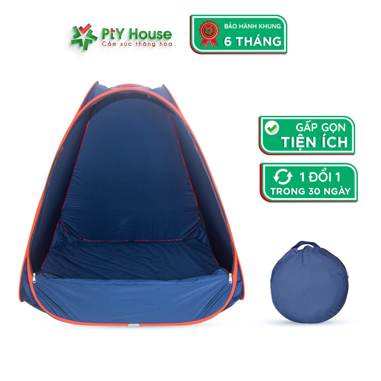 Lều xông hơi tự bung siêu bền, chống thấm 100% pty house - giao lều màu ngẫu nhiên
