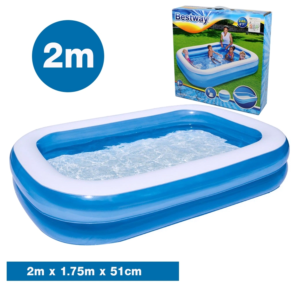 Telecorsa Bestway สระน้ำเป่าลม สำหรับครอบครัว (คละสี) รุ่น Inflatable-pool-family-Bestway ราคา 634 บาท*ส่งฟรี