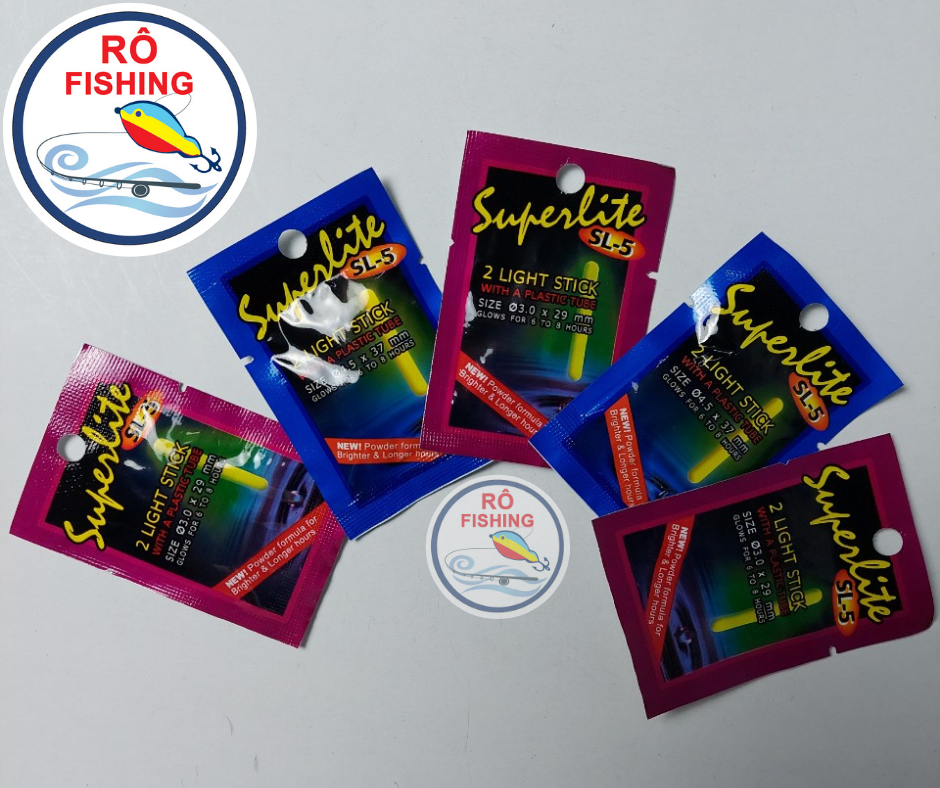 Combo 5 Phao đèn Pio phát sáng dạ quang/ Phao đèn câu cá đêm