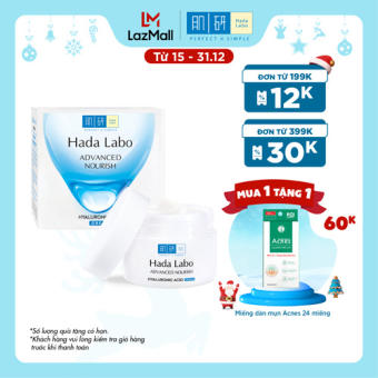 Kem dưỡng ẩm tối ưu Hada Labo Advanced Nourish Hyaluronic Acid Cream 50g