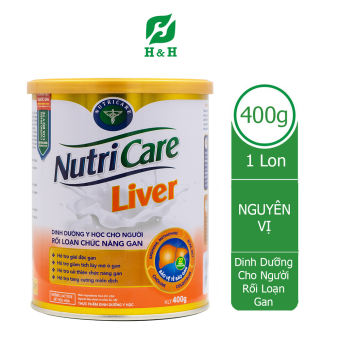 Sữa dinh dưỡng Y học NUTRICARE LIVER dinh dưỡng tối ưu cho người rối loạn chức năng gan - 400g