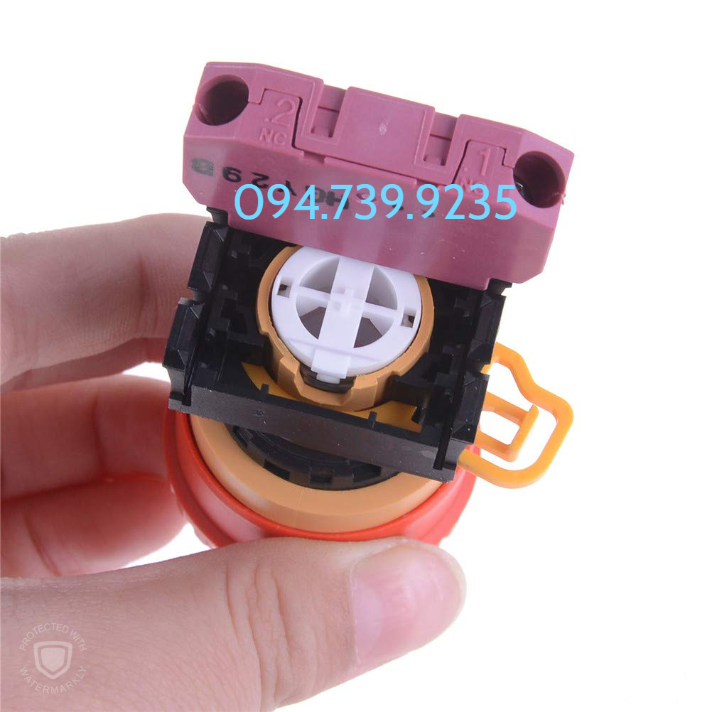 Dừng khẩn idec yw1b-v4e01r - nút dừng khẩn cấp ф22 idec - nút nhấn dừng khẩn yw1b-v4e11r idec