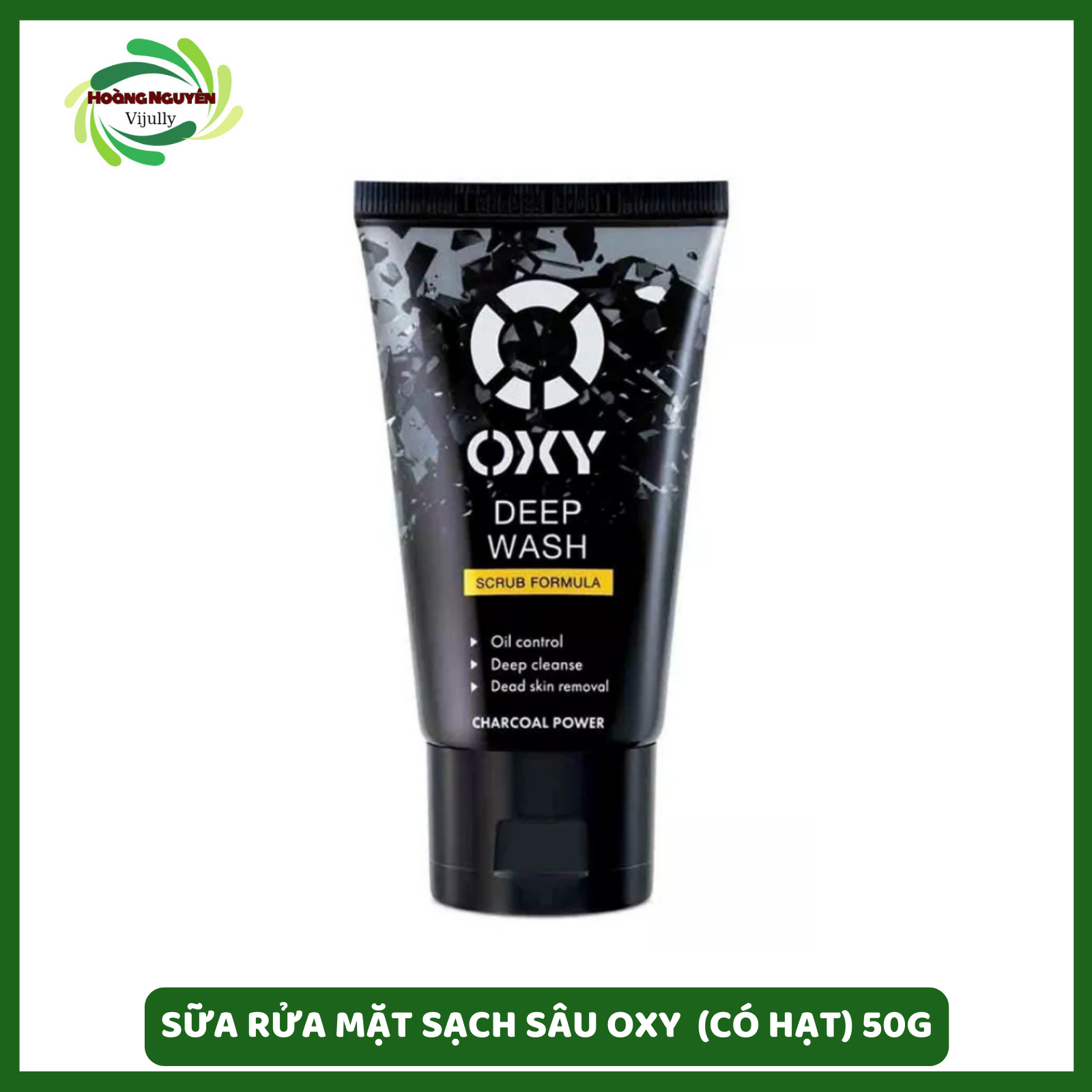 Sữa rửa mặt tác động sâu oxy deep wash 50g