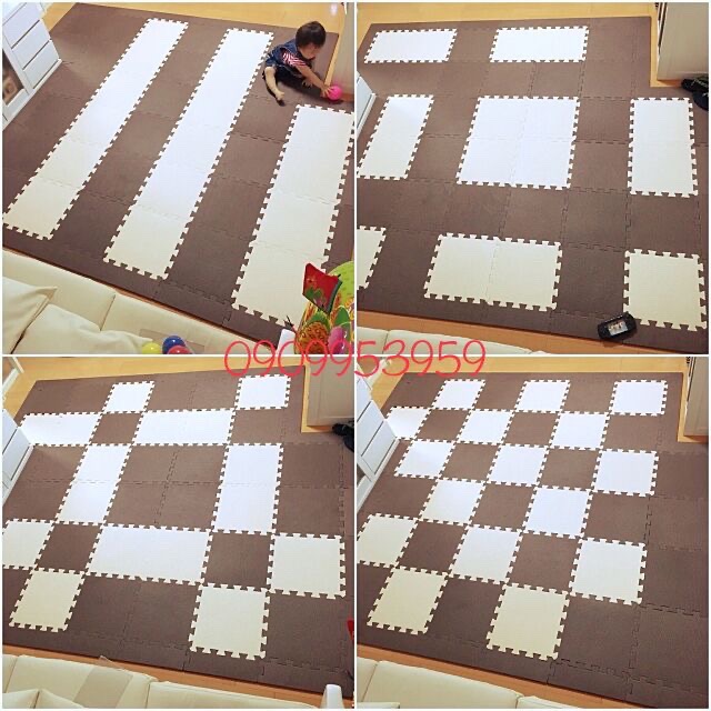 Set 20 và 30 tấm thảm xốp 30×30cm dày 1cm