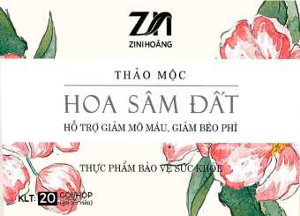 Thảo Mộc Giảm cân Hoa Sâm Đất Hộp (20 Gói x 02 viên) – Hỗ trợ giảm mỡ máu, giảm béo phì