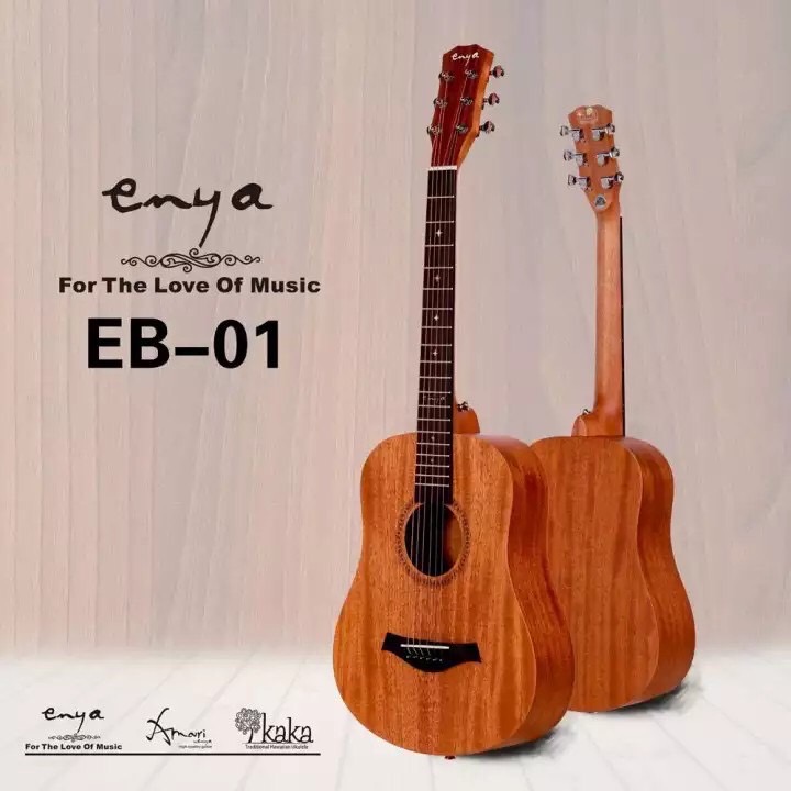 กีต้าร์โปร่ง Enya EB01 & EB01EQ กีต้าร์โปร่ง EB-01 / กีตาร์โปร่งไฟฟ้า EB-01EQ ราคา 2,990 บาท*ส่งฟรี