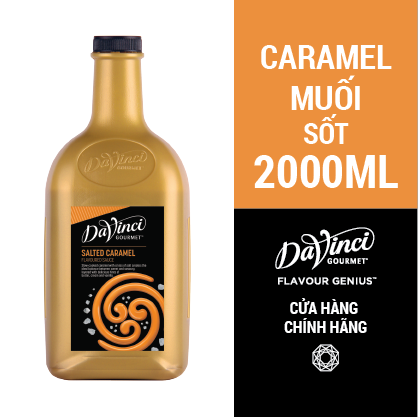 Sốt Caramel muối mặn Salted Caramel Sauce - DaVinci Gourmet 2L