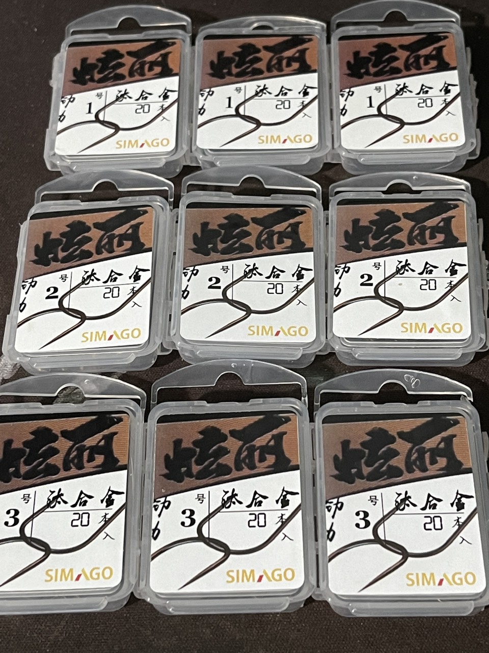 Hộp 20 cái lưỡi câu titan siêu cường không nghạnh simago - chuyên tô phi diêu hồng