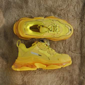 Giày Thể Thao Sneaker Nam Nữ Balen Đế Khí Vàng