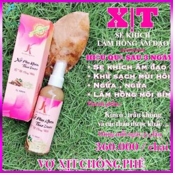 Xịt phụ khoa thảo dược Kiều se khít hồng thơm kháng viêm chai 100ml SILVERNH1