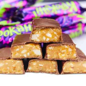 Combo 1000g Kẹo Tím Krokant Socola Hạnh Nhân Nga