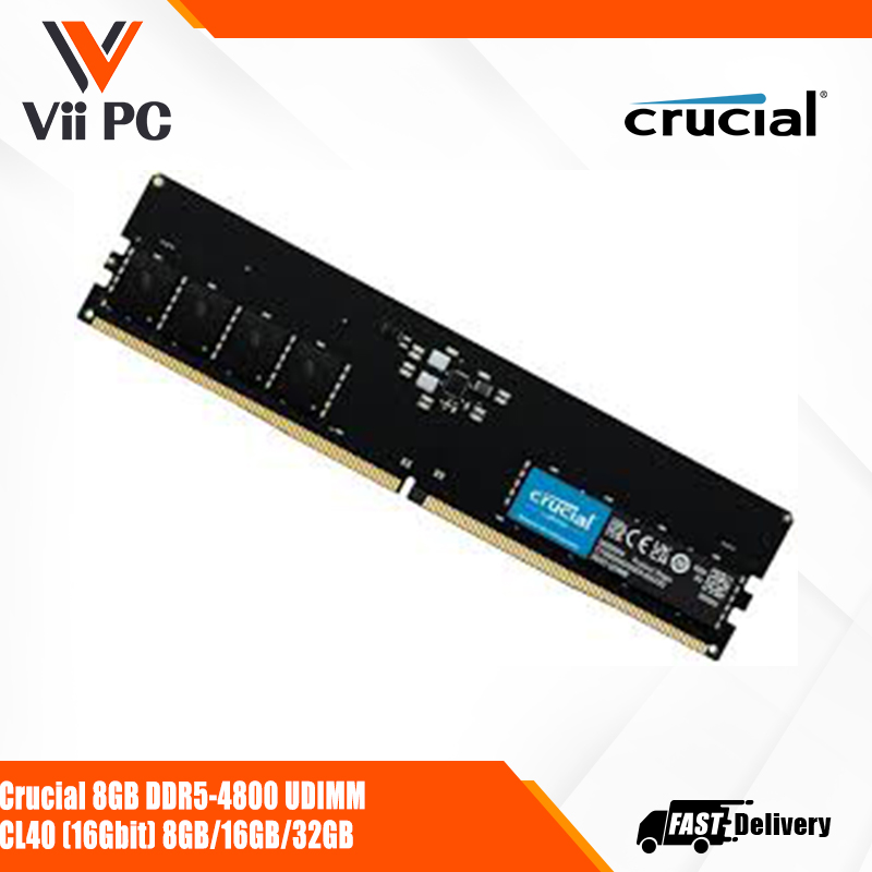 Crucial 64Gb Ddr5-5600 Udimm Ram For Faster Load Times & Enhanced