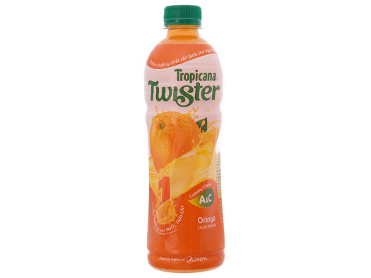 Thùng 24 chai nước ép Cam Twister 455ml