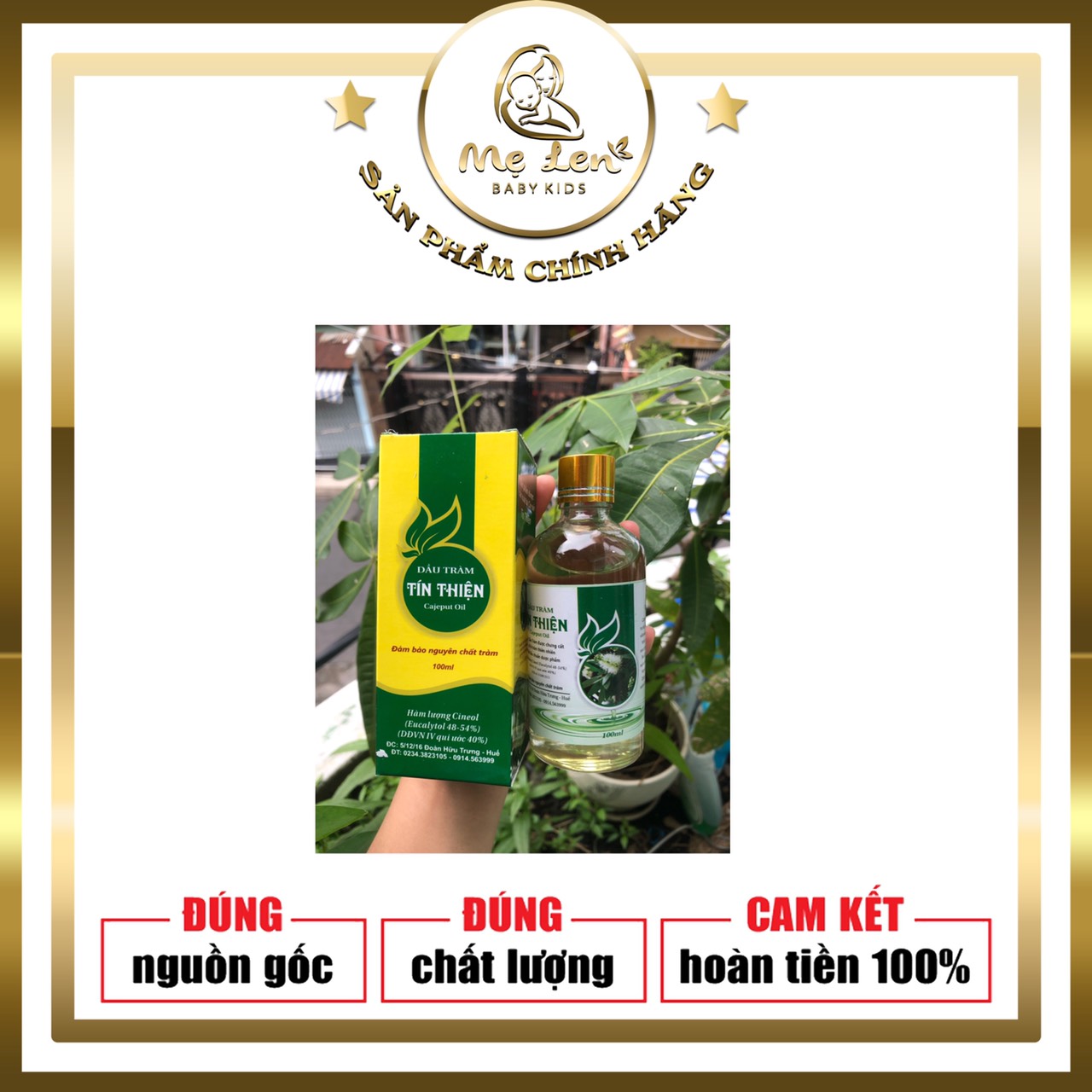 Tinh Dầu Tràm Huế Nguyên Chất 100% - Tinh dầu tràm giúp giữ ấm cho trẻ