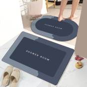 INLIFE Soft Diatomite Mat: Quick-Drying, Anti-Slip Bathroom Floor Mat