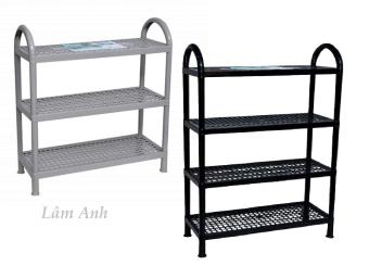 Kệ Dép Dày Trung Đen Xám Mẫu Mới Hiện Đại