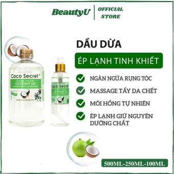 Dầu Dừa Hữu Cơ Nguyên Chất Ép Lạnh Tinh Khiết Dưỡng Da , Dưỡng Tóc , Dưỡng Môi CoCo Secret