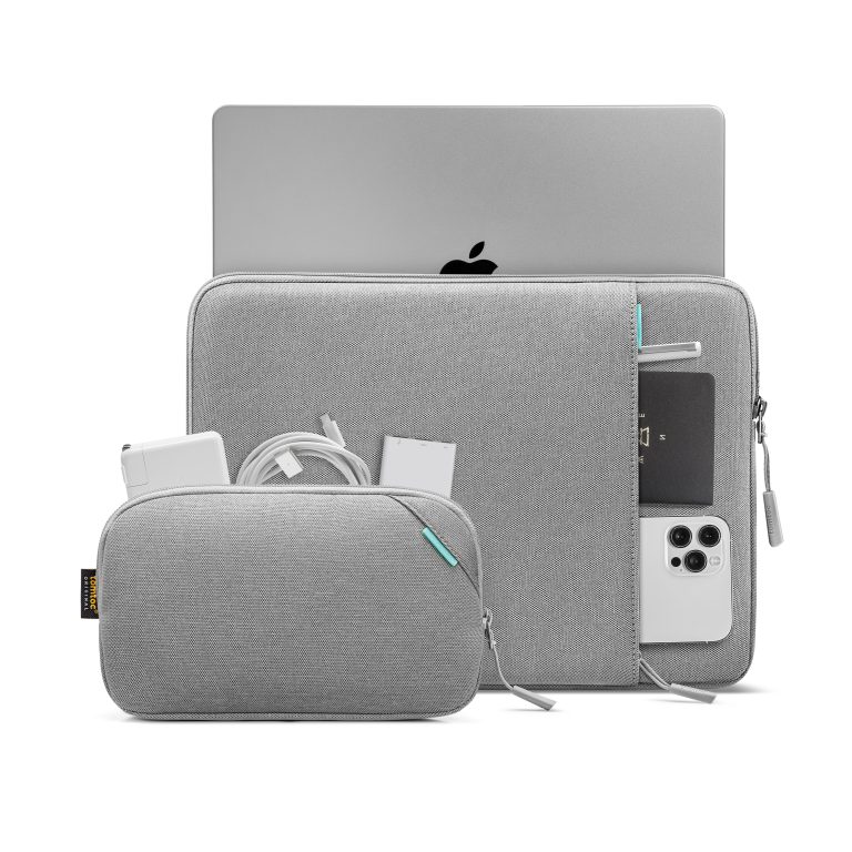 Túi chống sốc tomtoc 360* protective kèm túi phụ kiện for macbook/laptop 13"-14" - a13