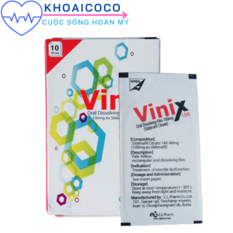 1 Tem ngậm Vinix 100mg Cam Kết Hiệu Quả| hàng chính hãng CLPharm Hàn Quốc