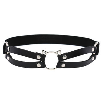 Dây Đeo Bằng Da Cho Nữ Kloware Dây Nịt Bít Tất Chân Đùi Mèo Gothic