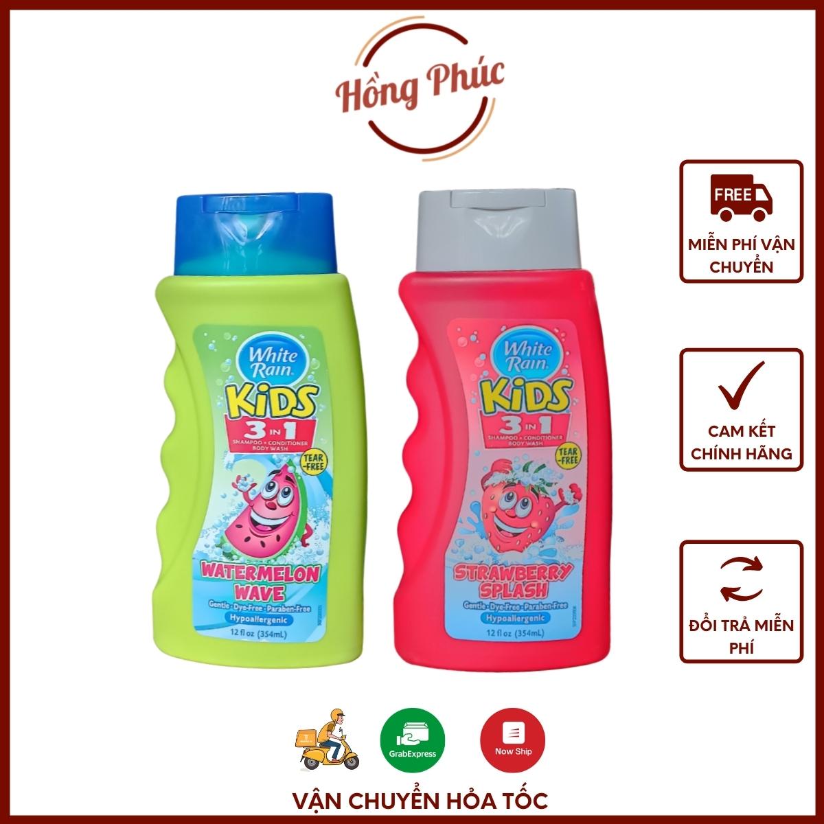 Sữa tắm trẻ em white rain kids mỹ 354ml