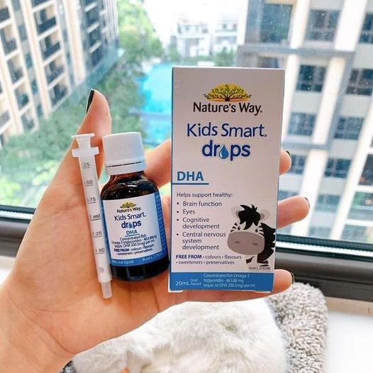 Dha dạng giọt nature’s way kids smart drops, 20ml