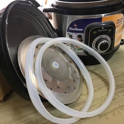 Bộ vung nhôm có Gioăng nồi áp suất đa năng Bluestone 24cm và 22cm