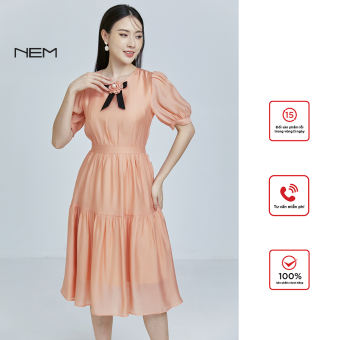 Đầm công sở NEM Fashion tay ngắn D40052