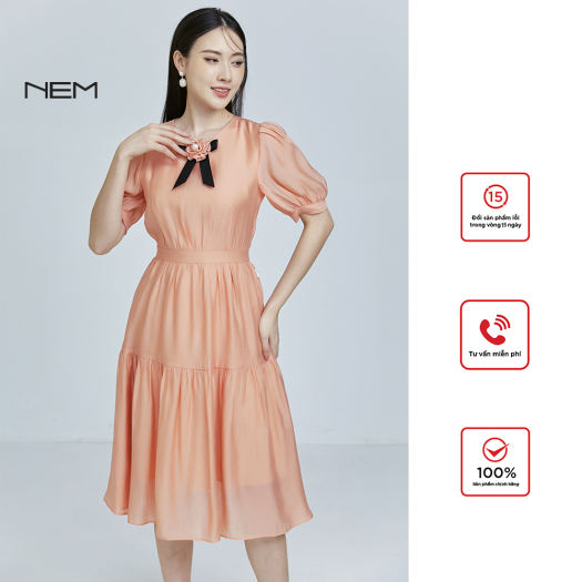 Đầm công sở NEM Fashion tay dài D41222 - Đầm, váy nữ | ThờiTrangNữ.vn