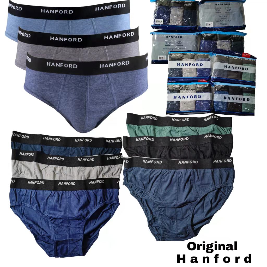 Hanford Men Regular Cotton Briefs OG Prime - Black (1PC/Single Pack) S