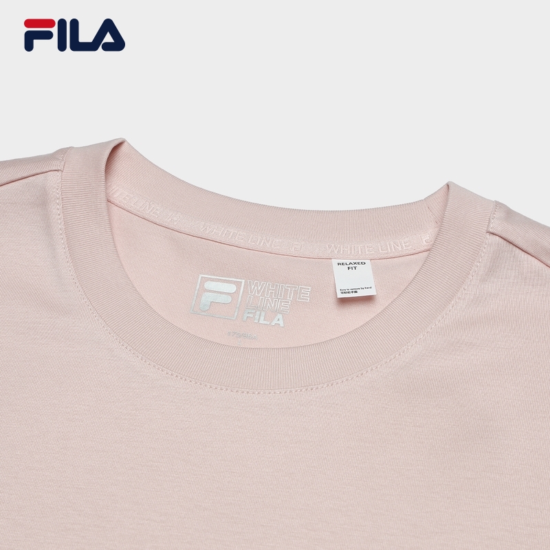 FILA CORE WHITE LINE FILA ORIGINALE Men Short Sleeve T shirt in Pink