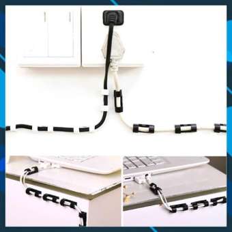 Nẹp Dây Điện, Dây Cáp Loại Lớn  Vỉ 20 Nẹp Dây Điện Gia đình, vỉ nẹp dây điện 5s gọn gàng