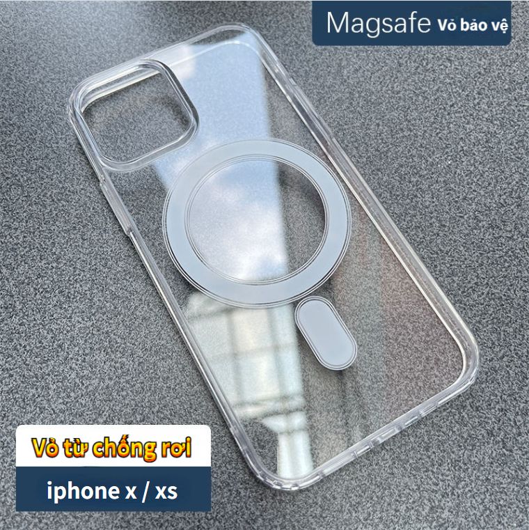 Ốp iphone trong suốt từ tính MagSafe Case hỗ trợ sạc không dây Ốp Lưng iphone Magsafe Bảo Vệ Chống Sốc Cao Cấp Cho compatible for IPhone 14 13 Pro max 12 11 XS Max XR 7P 8P SE2020 12 Mini