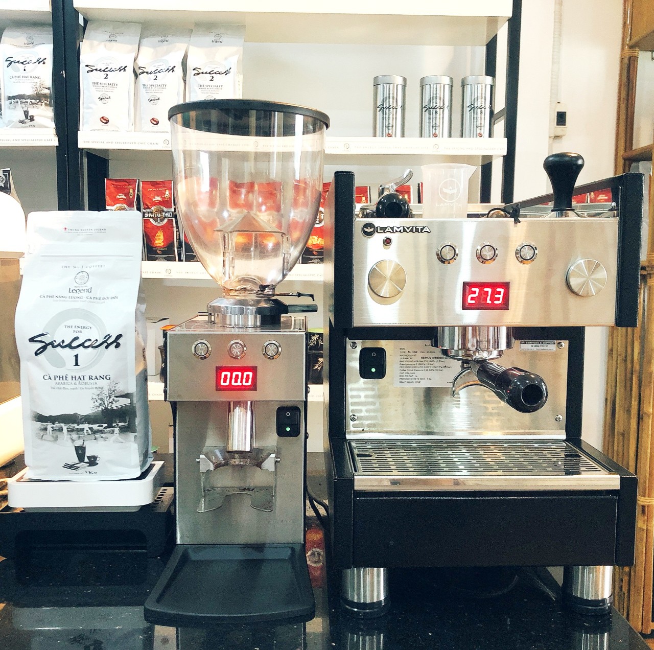 Bộ máy pha cafe lamvita, cửa hàng dùng thử: 324 Nguyễn Đình Chiểu F4 Q3.
