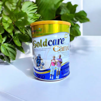 Sữa bột Goldcare Canxi dưỡng chất ít béo, bổ sung Canxi lon 850g - DATE 2027