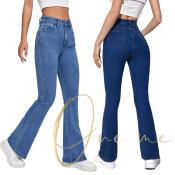 COD High Waist Flare Leg Jeans Pants For Women Jeans