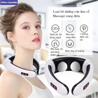 Máy Massage Cổ Vai Gáy 3D, Máy Masage Vai Gáy Chữ C, Máy Matxa TrI Liệu, Rung Từ Trường Và Xung Điện Giảm Đau Hiệu Quả, Thích Hợp Dùng Mọi Nơi.