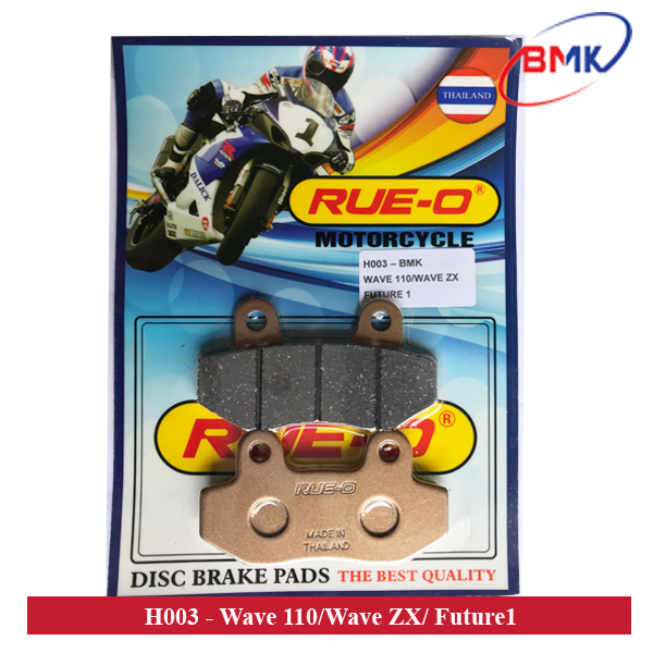 Bố thắng đĩa trước cho xe máy honda wave 110/wave zx/ future1 - thương hiệu rue-o