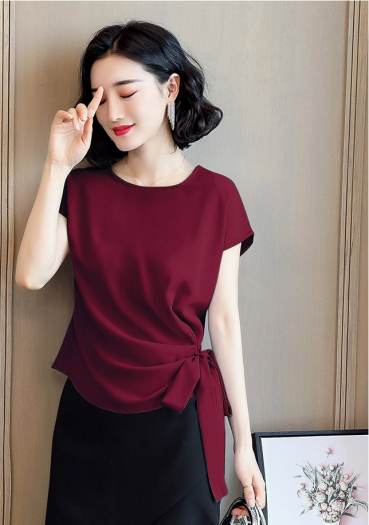 Áo Sơ Mi Nữ , Cổ Tròn, Siêu Phẩm Mùa Hè