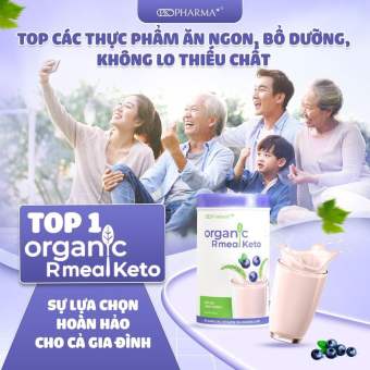 Bữa ăn dinh dưỡng Organic Rmeal Keto PK Pharma - Bữa ăn lành mạnh Dr Lacir chính hãng