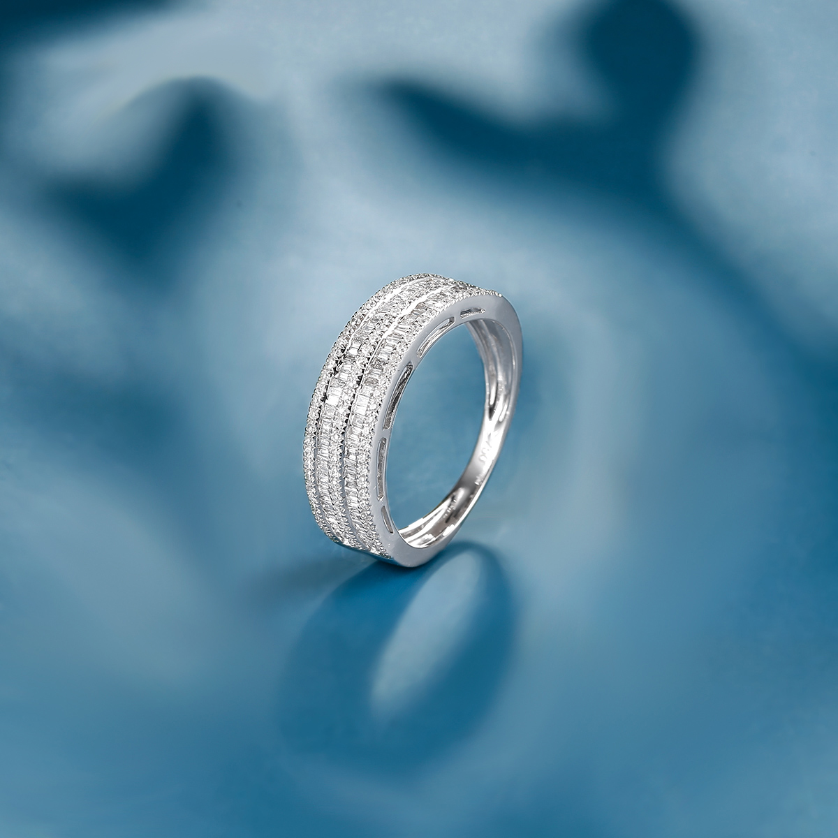 แหวนเพชร Rio Diamonds Ninso ทองคำขาว 18K