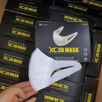 Hộp 50 chiếc khẩu trang 3D mask XL Xuân Lai hộp đen