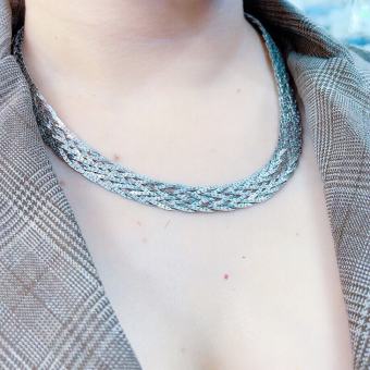 Dây chuyền bính bản lớn siêu bền màu khắc ký hiệu