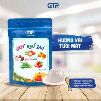 Bột Rau Câu hương Vải GTP (200g/gói)