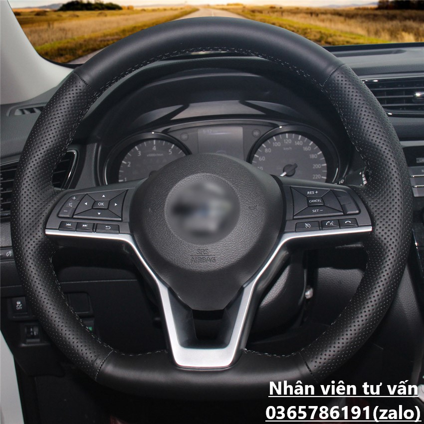 Bọc vô lăng xe Nissan Almera 2022