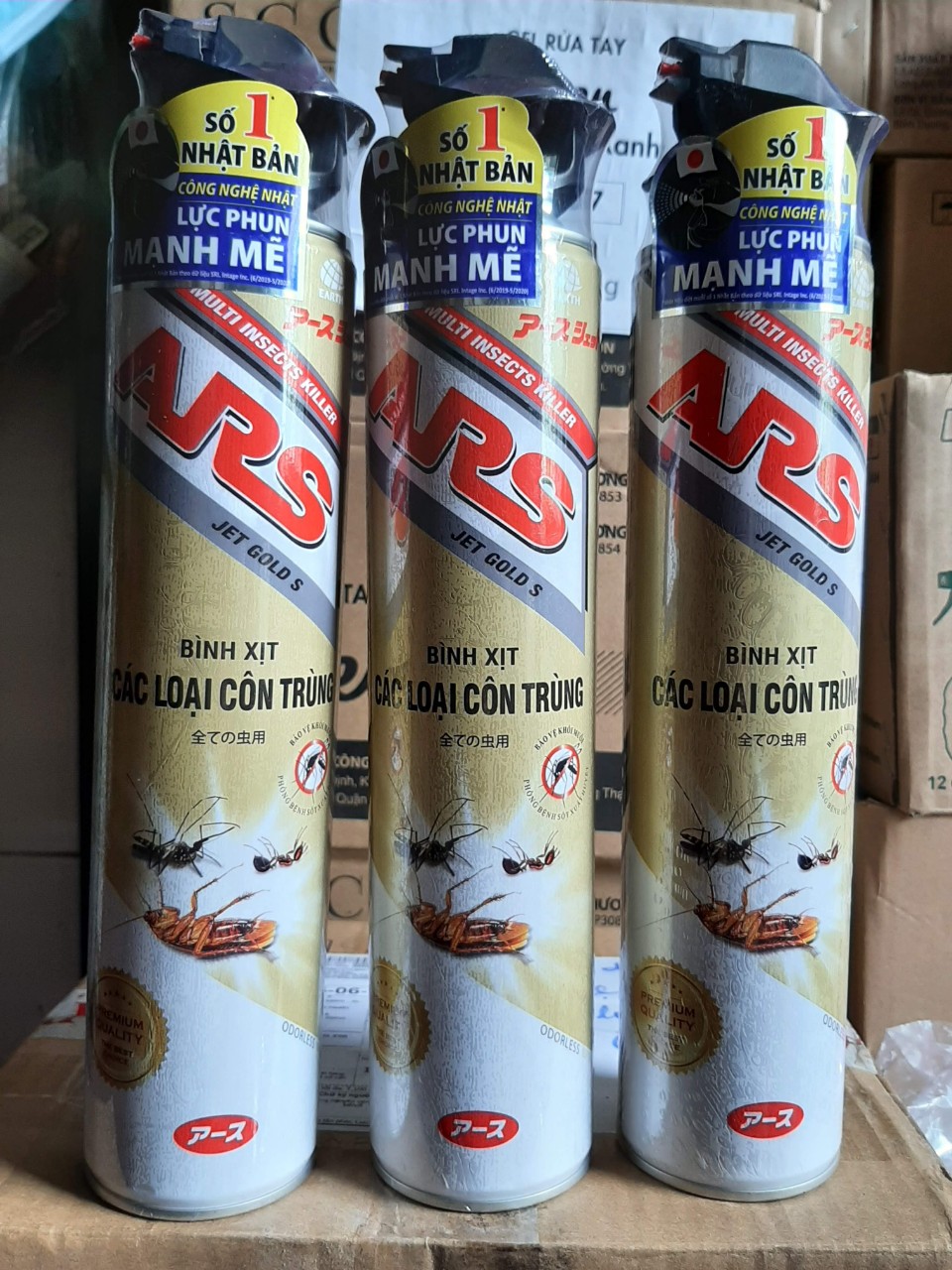 Bình xịt các loại côn trùng ars 600ml